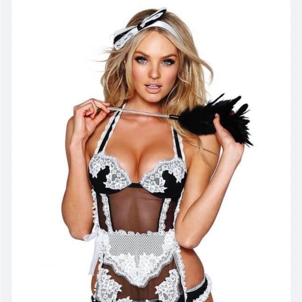 Lace maid Lingerie costume Set